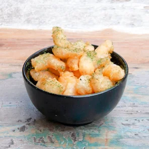 Meal card cover for: Rock Shrimp Tempura