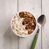 Meal card cover for: Coconut & Apple Granola Yogurt with Pomegranate & Vanilla Protein