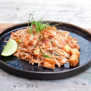 Meal card cover for: Pad Thai