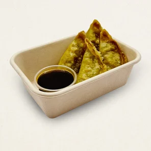 Meal card cover for: Mixed Vegetable Gyoza