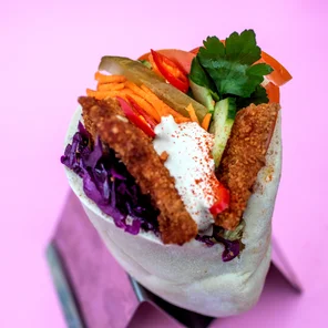 Meal card cover for: Crispy Chicken Schnitzel