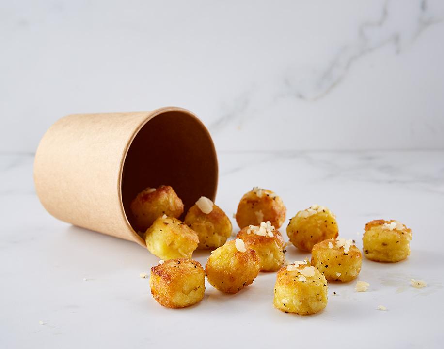 Meal card cover for: Truffle Hash Bites (V)