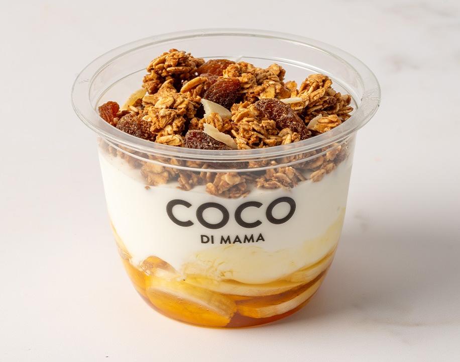 Meal card cover for: Banana Honey Granola Yoghurt (V)