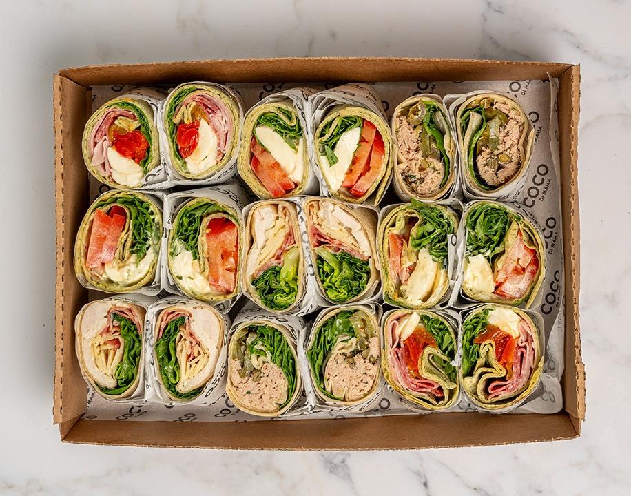 Deli Wrap Platter, Coco di Mama - Liverpool St. - Catering