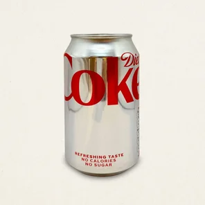 Meal card cover for: Diet Coke