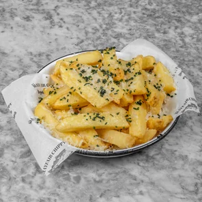 Meal card cover for: Chips, Berkswell cheese & truffle