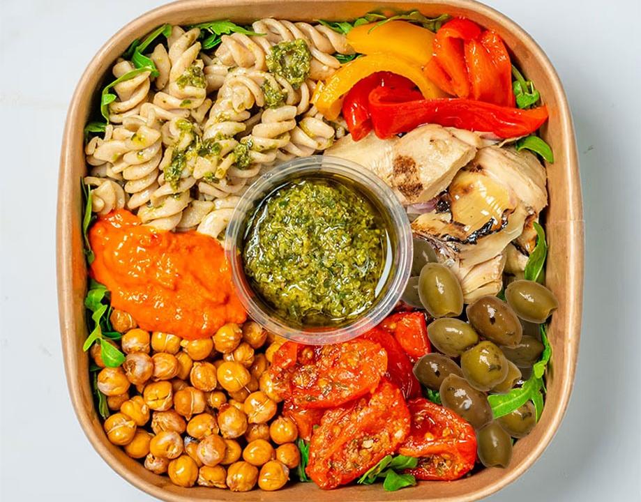 Meal card cover for: Antipasti Balance Bowl (VE) 🌱