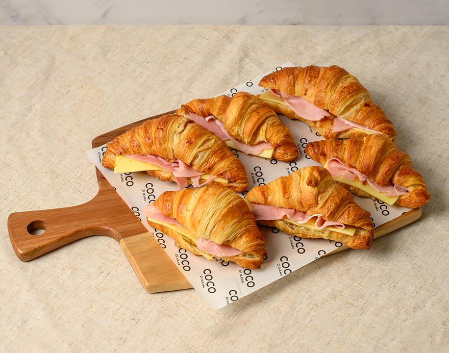 Meal card cover for: PLATTER - Ham & Cheese Croissant