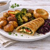 Meal card cover for: Vegetarian Wellington