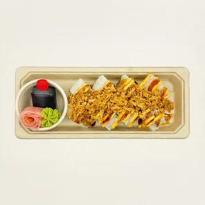 Meal card cover for: Crunchy California Uramaki ( *Collect from Fridge )