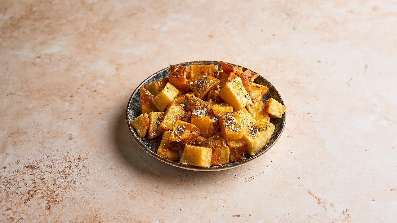 Meal card cover for: Truffled Batatas