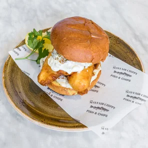 Meal card cover for: Fish Finger & Tartare Sauce