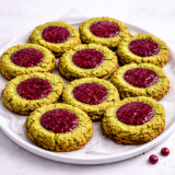 Meal card cover for: Gluten Free Matcha & Raspberry Cookies (24)