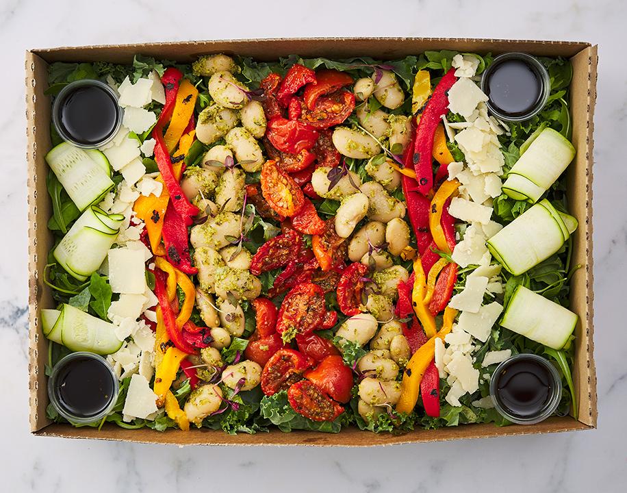 Meal card cover for: PLATTER - Pesto Butter Bean (V)