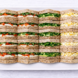 Meal card cover for: Vegetarian Sandwich Platter (12)