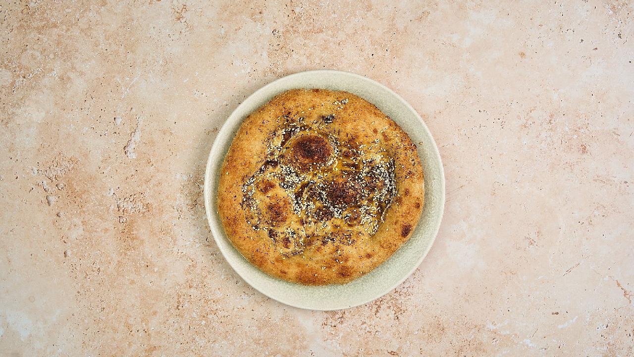 Meal card cover for: Stone-Baked Za’atar Flatbread