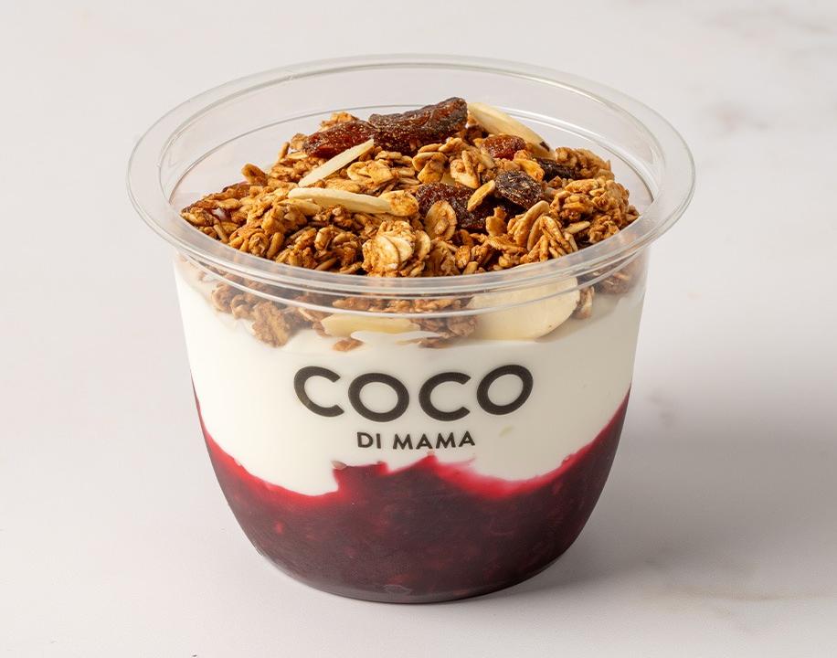 Meal card cover for: Compote Granola Yoghurt (V)
