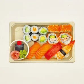Meal card cover for: Medium Assorted Sushi Set ( *Collect from Fridge )