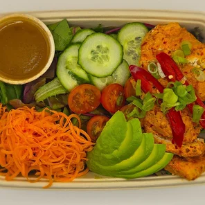 Meal card cover for: Yuzu Chicken Salad (*Collect From Fridge )
