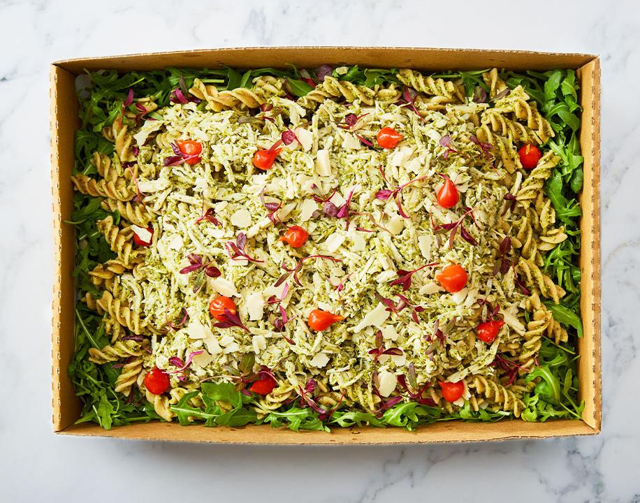 Meal card cover for: PLATTER - Pesto Pollo Pasta