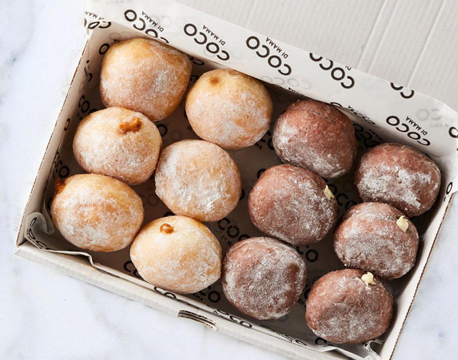 Meal card cover for:  Mega Bomboloni Party (V) 
