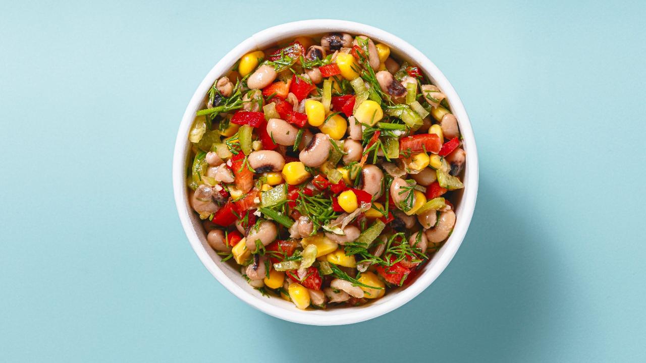 Meal card cover for: Black Eyed Bean (Borulce) Salad