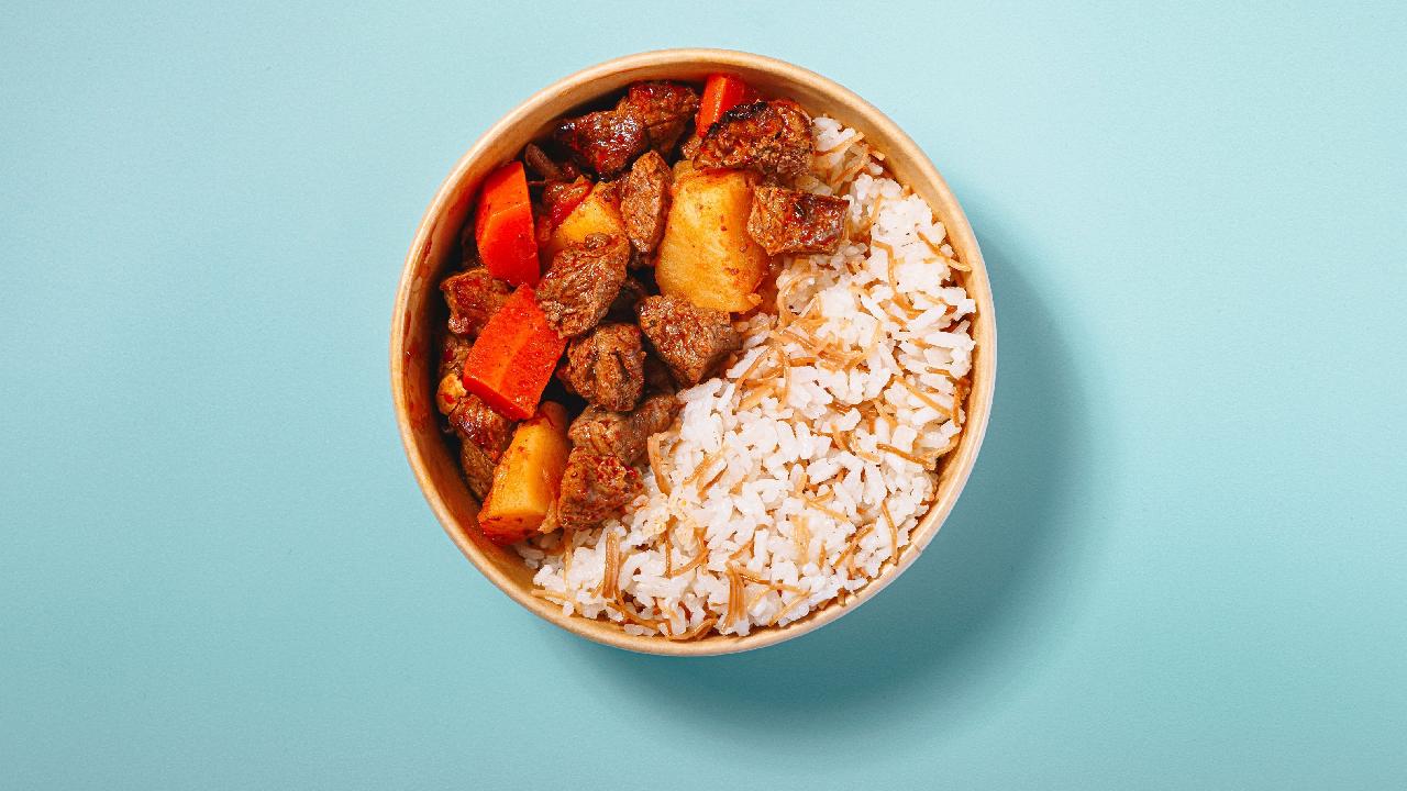 Meal card cover for: Tas Kebap bowl