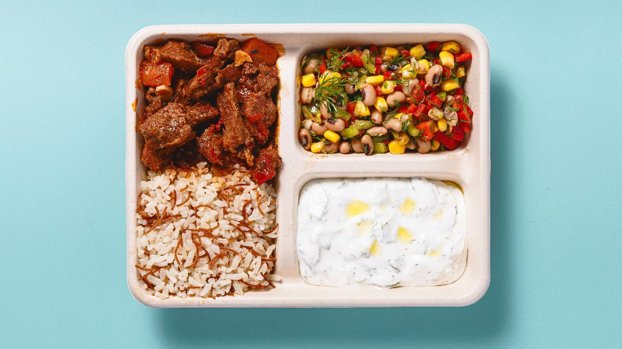 Meal card cover for: BYO Tas Kebap Box