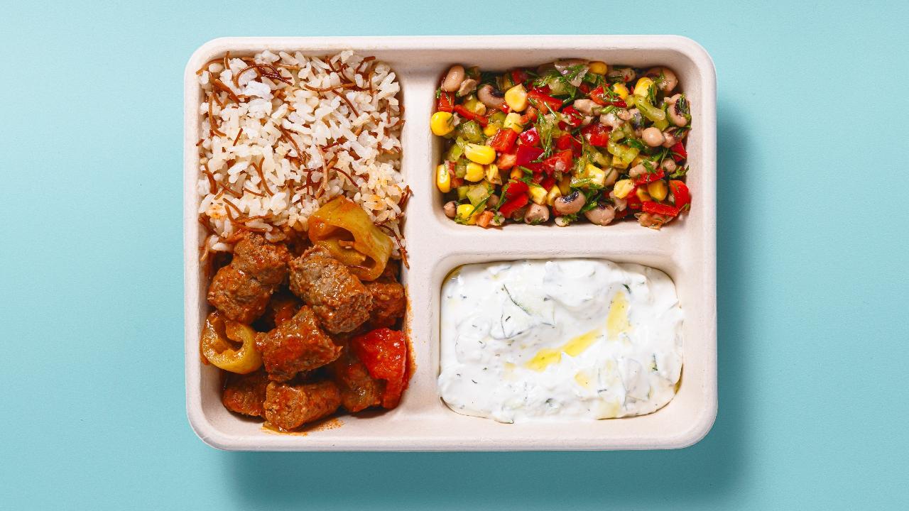Meal card cover for: Kofte Box