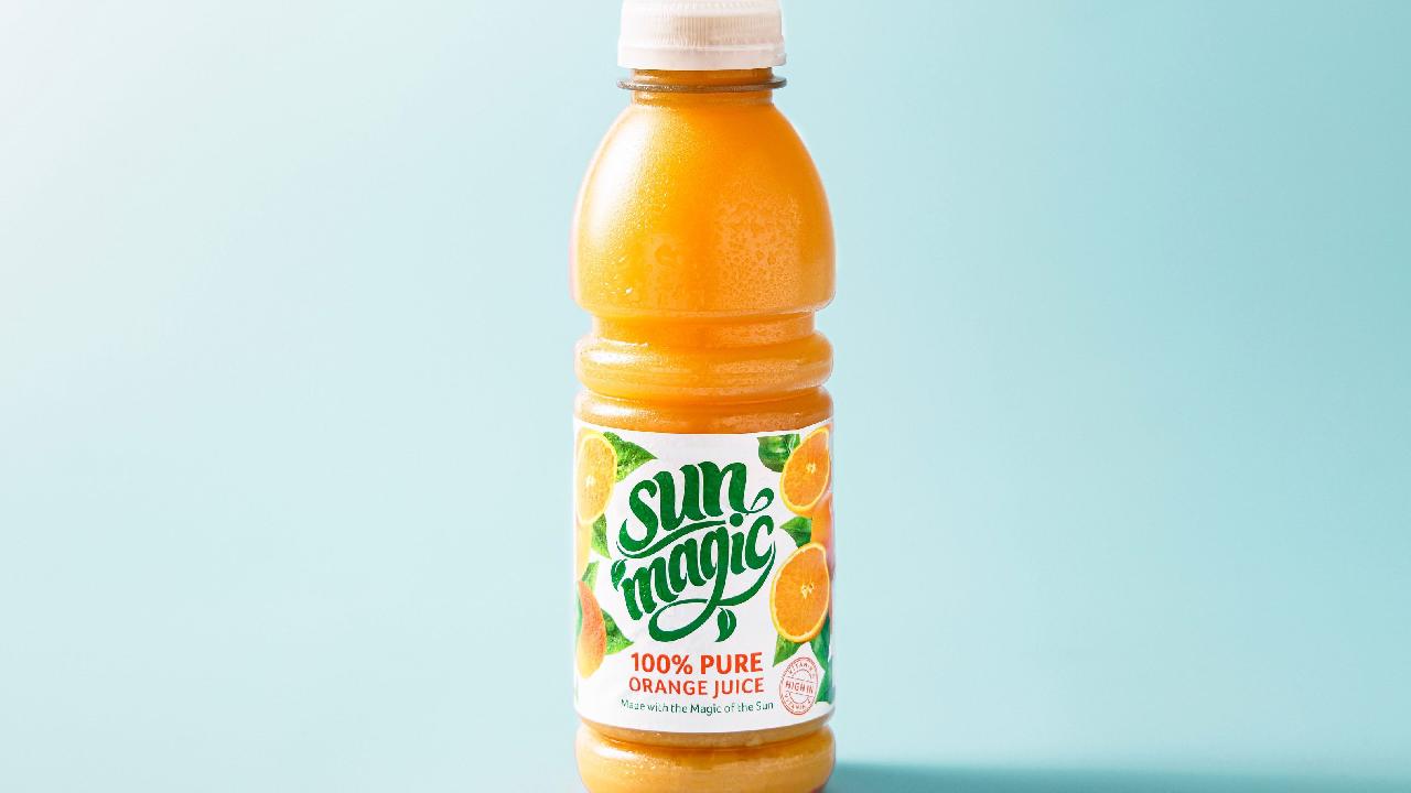 Meal card cover for: Sun Magic Juice Orange