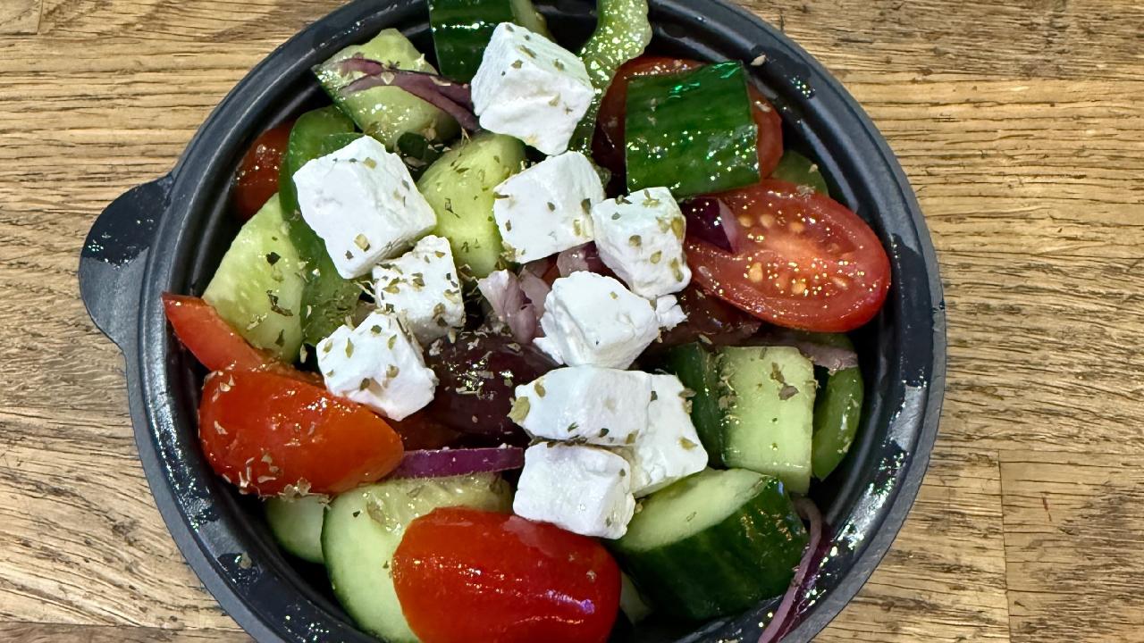 Meal card cover for: Greek Feta Salad (250ml box)