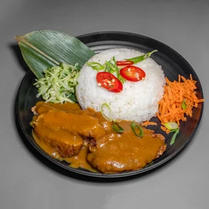 Meal card cover for: Katsu Curry