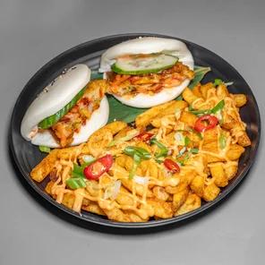 Meal card cover for: Bao Buns with Asian Fries