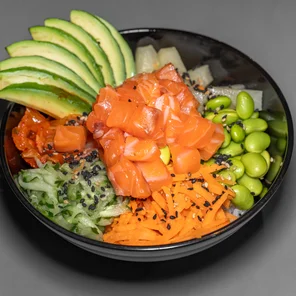 Meal card cover for: Poke
