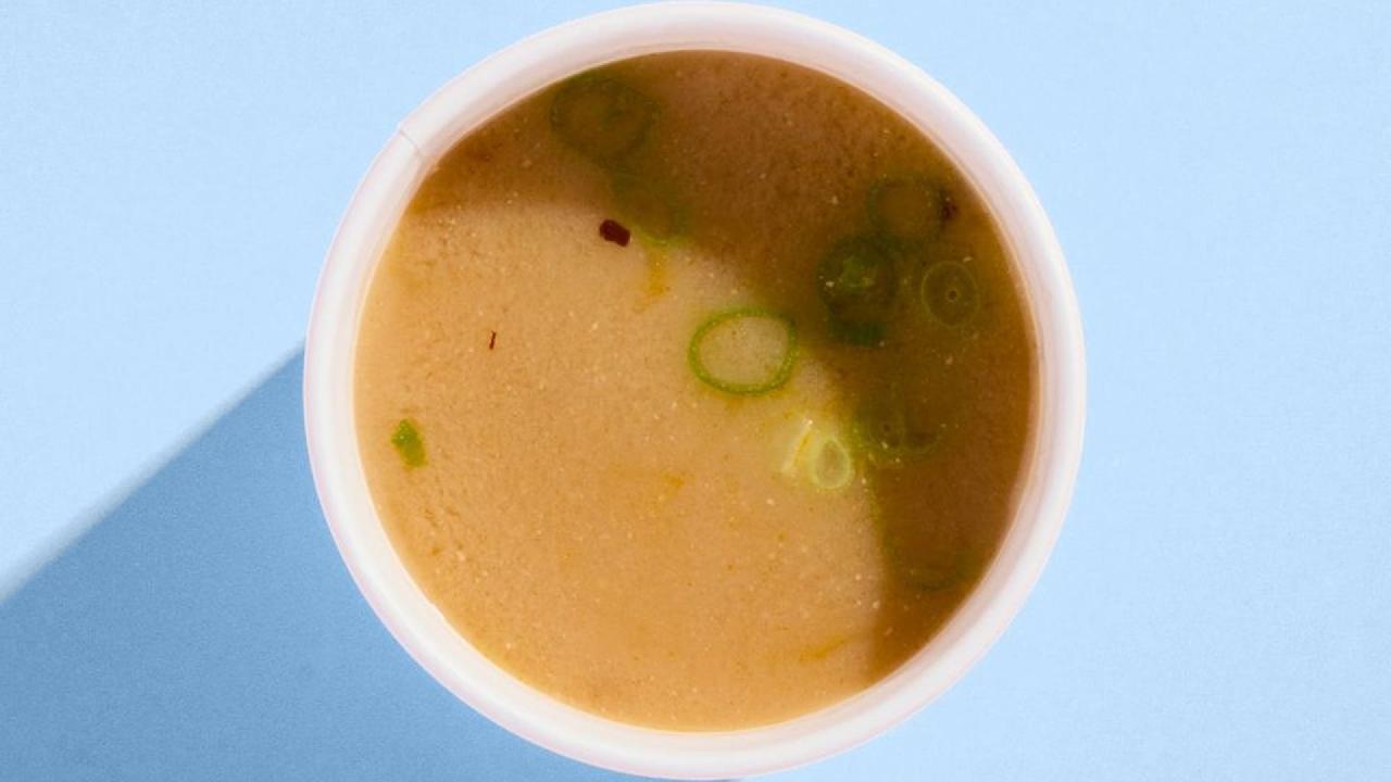Meal card cover for: Miso Soup