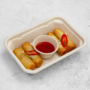 Meal card cover for: Mini Veg Spring Rolls