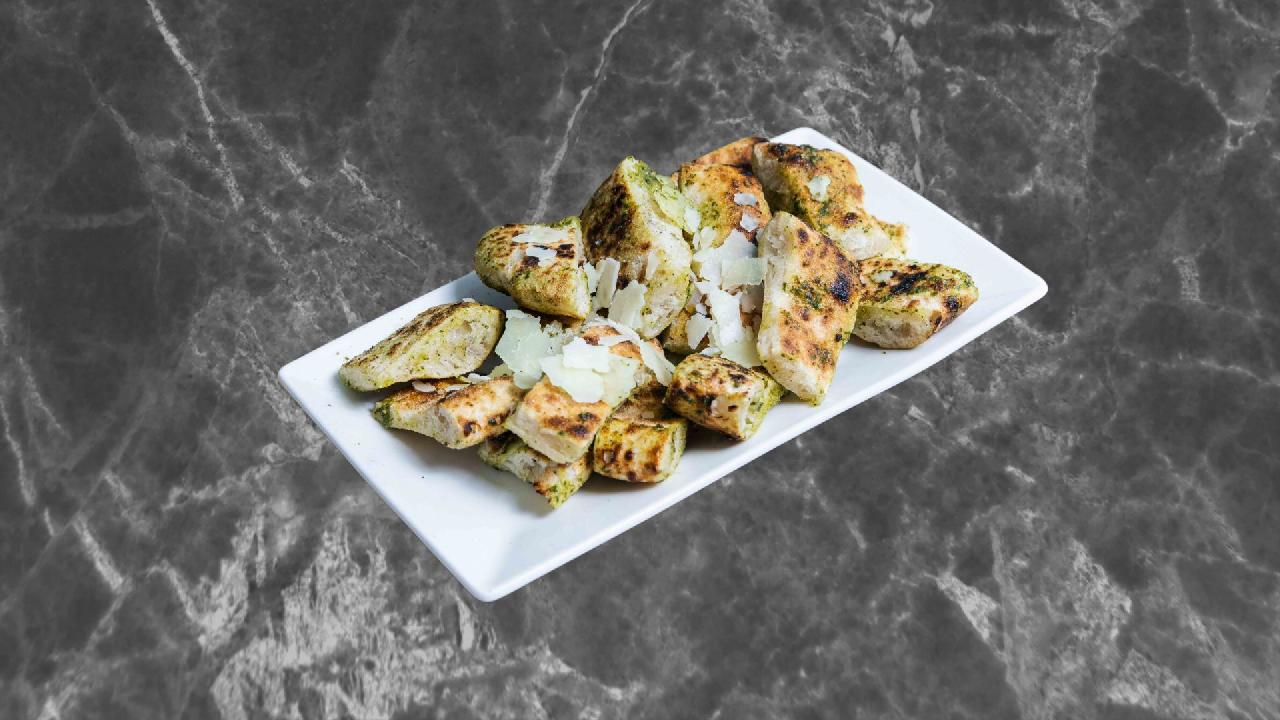 Meal card cover for: Pesto Bites