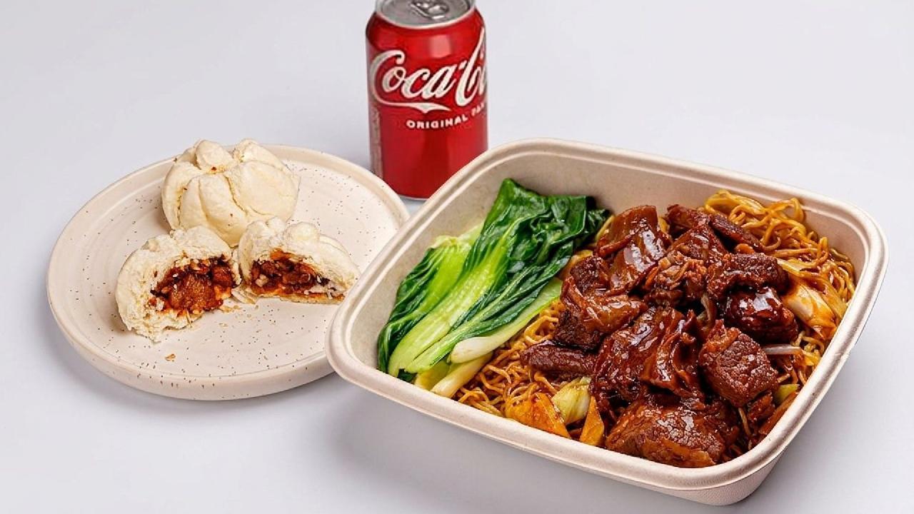 Meal card cover for: Beef Brisket Lo Mein Meal Deal 牛腩撈麵套餐