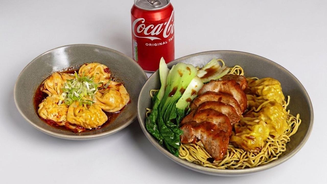 Meal card cover for: BBQ Pork Wonton Lo Mein Meal Deal 叉燒雲吞撈麵套餐