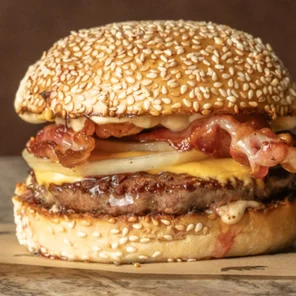 Meal card cover for: Miso Bacon Burger