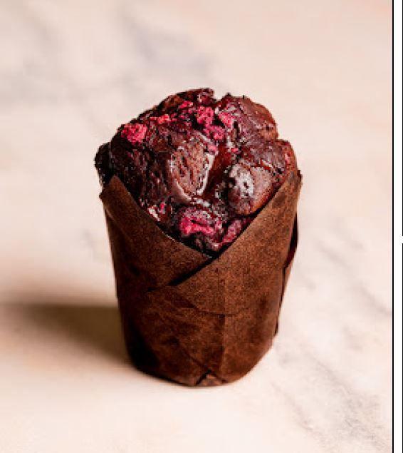 Meal card cover for: CAT Dark chocolate & raspberry muffin
