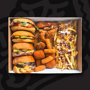Meal card cover for: Mega Dope Box