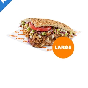 Meal card cover for: Large OG Kebab