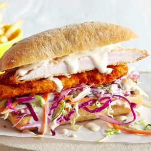 Meal card cover for: Chicken Milanese Valdostana