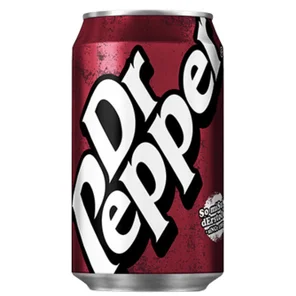 Meal card cover for: Dr. Pepper Can