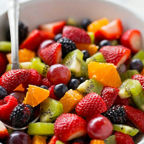 Meal card cover for: Fruit Salad