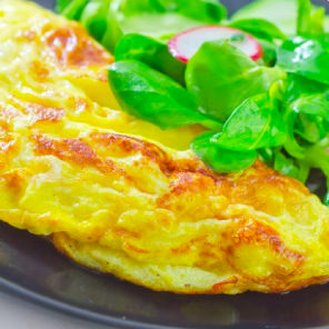 Meal card cover for: 3 Egg Omelette Breakfast