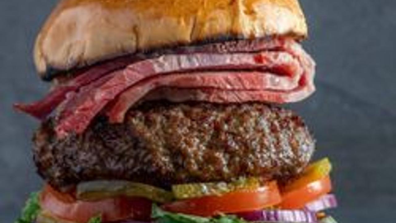 Meal card cover for: REUBENS BURGER