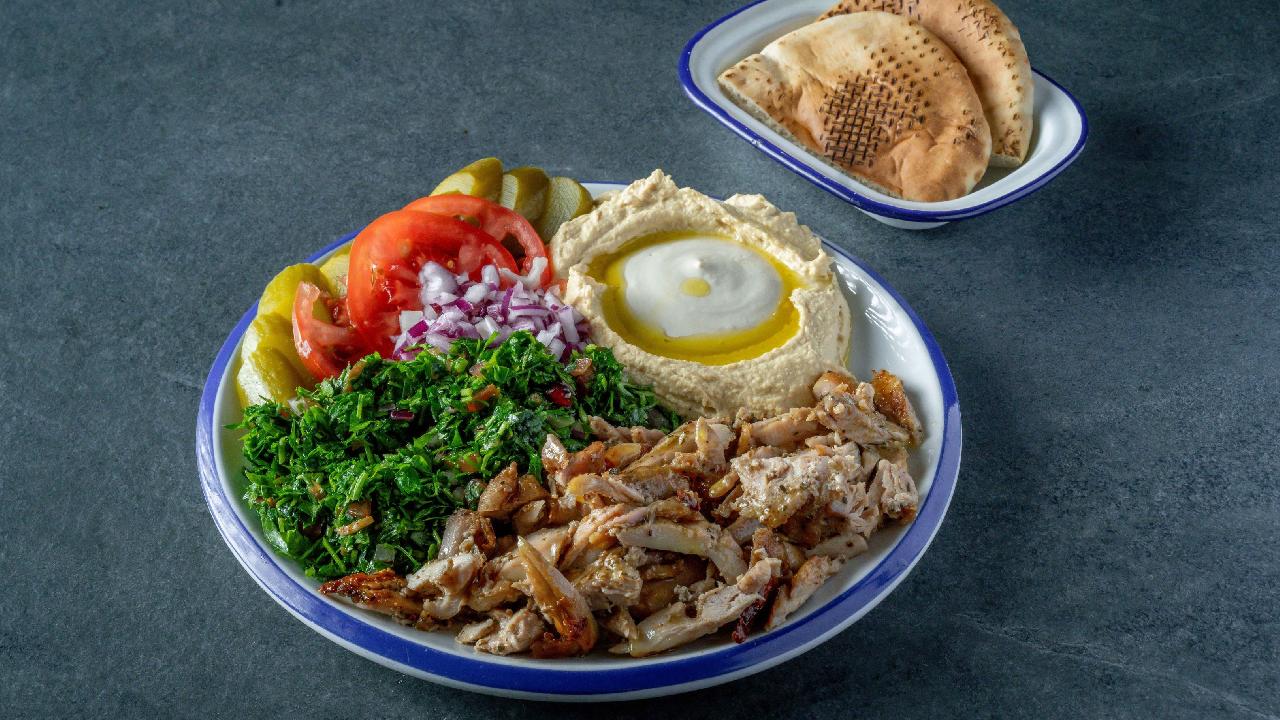 Meal card cover for: SHAWARMA PLATE