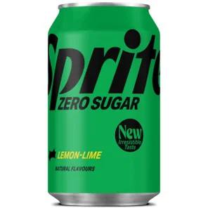 Meal card cover for: Sprite Zero Can